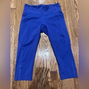 Lululemon Athletica cropped high rise legging